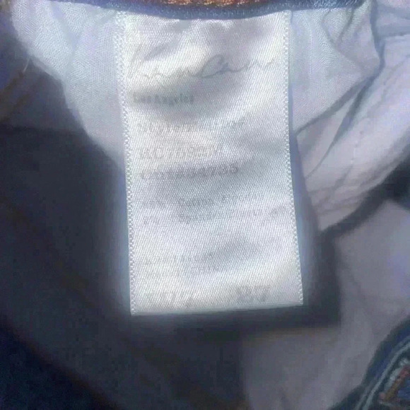 Kancan High Rise Distressed Denim Shorts Size Womens 27 - Picture 4 of 4